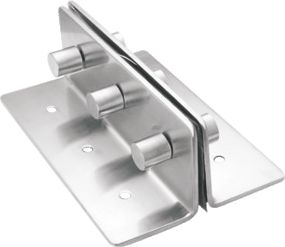 Wall to Glass Adjustable Round Railing Connector